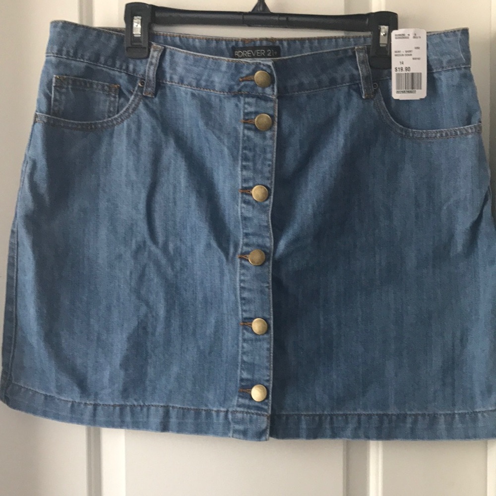 Forever 21 Jean Skirt